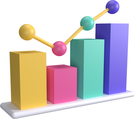 3D Chart Illustration